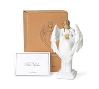 WRENYZK Statuetta di angelo custode, statua di angelo scolpita a mano in preghiera, per donne, regalo di ricordo per il Ringraziamento, decorazione per mobili, regali di guarigione divina