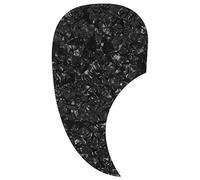 Wresetly 1 Pz Chitarra Acustica Pickguard -Adesivo Selezione Piastra Virgola Per Parte Chitarra Acustica, Perla Nera