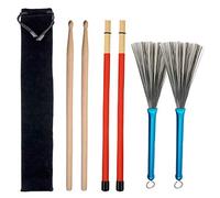 Wresetly 1 Set di Nuovi Maniglie in Lega di Alluminio Maniglia Retrattile Fibbia Fibbia Drum Sticks per Jazz Drum Stick Accessori Musicali, Blu