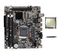 Wresetly 1 Set Scheda Madre Computer Scheda Madre LGA1156 Supporta I3 530 I5 760 Serie CPU DDR3 Scheda Madre Del Computer Memoria Del Computer+I3 550 CPU+Grasso Termico