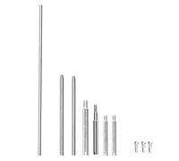 Wresetly 10 Pezzi Seria Parti di Riparazione Flauto Set Strumenti per Strumenti Musicali a Parti Accessori