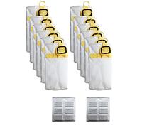 Wresetly 12Pcs Efficienza Sacchetto di Polvere Sostituire per VK140 VK150-140 Aspirapolvere
