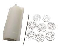 Wresetly 1Set Acrilico Tirando Caleidoscopio Sapone Former 1000 Ml Tubo Silicone Saponi Forma