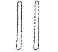 Wresetly 2 Pezzi 18 Pollici Troncatrice Catena Non . 325 Pollici 0.058 Calibro 72DL Catene di Ricambio Strumenti Materiali