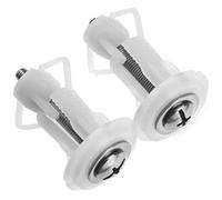 Wresetly 2 Pezzi Top Fix Coperchio del WC Vite di Dado di Fissaggio Casseruola WC Foro Cieco Kit per Cerniere Universale WC