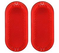 Wresetly 2 pz rosso porta interna pannello avviso luce Cap riflettore per 6Q0947419