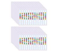 Wresetly 20 Pezzi Adesivo per Chitarra Adesivo Scaletta Musicale Adesivo Guida Dito per Formazione Apprendimento Principiante Accessori per Chitarra ()