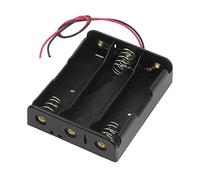 Wresetly 3,7 V piatto porta batteria scatola per 3 batterie 18650