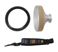 Wresetly 3 pezzi/set sassofono Accessories Set - Sassofono Neck Strap + Mute in Lega di Alluminio + Mute Ring Dampener Protecor per/Tenor/Soprano Sax