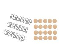 Wresetly 3 Pezzi Valvola Molla Accessori Parte di Ricambio e 20 Pezzi Sassofono Sughero Tappeto Chiave