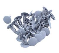Wresetly 30 di fissaggio in plastica grigia per fori da 6 mm x 6,7 mm