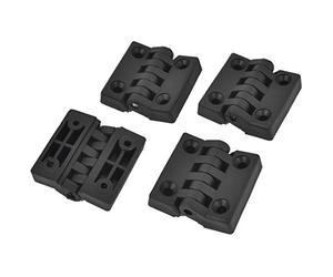 Wresetly 4 cerniere per ante in plastica, rinforzate, 40 x 40 mm