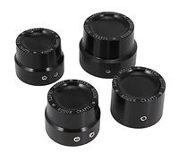 Wresetly 4 Pezzi Nero Alluminio Rough Arte Carving Anteriore e Posteriore Asse Dado Coperture Tappi Fit Per XL883 XL1200 Dyna Touring V-Rod