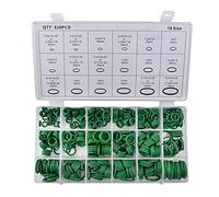 Wresetly 530Pcs Auto R134A Auto O-Ring Riparazione Automotive Condizionamento Riparazione Gomma Sigillante Box Set