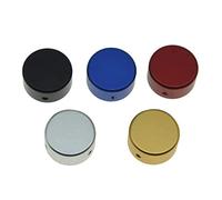 Wresetly 5PCS Footswitch Toppers Effetto Piede Chiodo Cap Alluminio Pedale Protezione Cap con Multi Colori