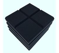 Wresetly 6 cuscinetti fonoassorbenti in schiuma fonoassorbente per isolamento acustico e basso, 30,5 x 30,5 x 5,1 cm