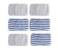 Wresetly 6 pezzi di ricambio di tamponi in tessuto microfibra per Clean & Steam ZR005801 accessorio di pulizia, lavabile e riutilizzabile