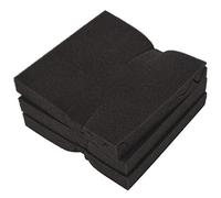 Wresetly 6pcs 30X30X4CM Insonorizzazione Schiuma Acustica Piastrelle Rumoroso-assorbente