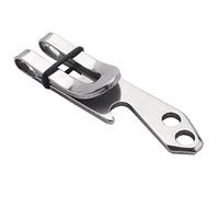 Wresetly Acciaio inossidabile Multi strumento funzionale Guertel Keychain Clip apribottiglie