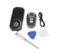 Wresetly Allarme antifurto per moto, 113 db, super forte, wireless, con telecomando, impermeabile, nero