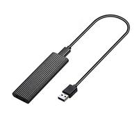 Wresetly Alloggiamento SSD M2 NVME M.2 su USB SSD Adattatore per NVME PCIE NGFF M+B Key 2230/2242/2260/2280 Dual Protocol(B)