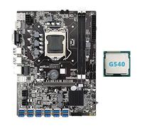 Wresetly B75 ETH Mining Scheda Madre 12 PCIE a USB con G540 CPU LGA1155 Supporto MSATA 2XDDR3 B75 USB BTC Scheda Madre