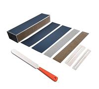 Wresetly Chitarra Fret Coronamento strumenti stretti + Chitarra Leveler Fret File con carta vetrata autoadesiva + 2 protezioni per tastiera