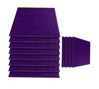 Wresetly Confezione di 12 Acustici 12X12X0.4 Pollici Ammortamento Del Rumore Ambientale Studios Registrazione Insonorizzata Utilizzato in e in Uffici