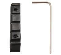 Wresetly Dado regolabile scanalato per chitarra a 5 corde, nero