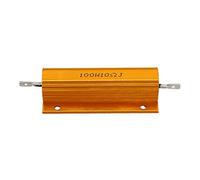 Wresetly di potenza placcata in alluminio dorato, 100 W, 10 Ohm 10R
