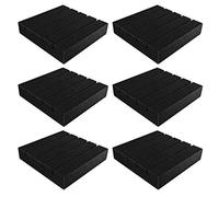 Wresetly EPonge Insonorizzazione 6 Pezzi, Schiuma Acustica, Trattamento Assorbimento Acustico Interno, EPonge Insonorizzante per Sala Pianoforte