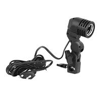 Wresetly Fotografia Lampada Fotografia Lampadina Singolo Supporto E27 Attacco Staffa Studio EU Spina