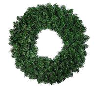 Wresetly Ghirlanda di Ghirlanda di Ghirlanda di Artificiale Verde da 1 Pezzo per La Decorazione di Natale Camino Porta D'Ingresso