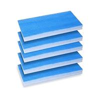 Wresetly Hobby Booth Filter Set Cabina in Fibra di Vetro Sostituire il Filtro Compatibile per Master, Paasche 6 Pezzi