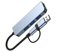 Wresetly Hub USB 3.0 a 4 porte USB Hub ad alta velocità tipo C Splitter 5Gbps per PC Multiport HUB 4 porte USB 3.0 2.0