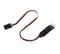 Wresetly Interruttore di Controllo Luce Lampada Un LED 3CH per La Parte di Modello Veicolo 'Automobile di RC per 1/10 1/8 RC CC01 4WD Axial SCX10 Model Car, 1 Pz