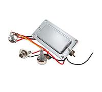 Wresetly Kit di imbracatura per pick-up per chitarra elettrica Humbucker a doppia bobina pre-cablata con potenziometro 500 K potenziometri di volume