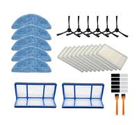 Wresetly Kit di ricambio per filtro laterale e panno per aspirapolvere robot V5 V5S V3 V3S V5Pro V50 V55 X5 V5S Pro