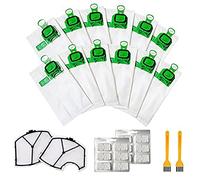 Wresetly Kit di sacchetti per aspirapolvere Kobold compatibile per Kobold VK140 VK150-A