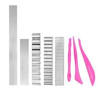 Wresetly Lama di taglio di argilla, 8 pezzi Flessibile Polimero Argilla Cutter Strumenti di Taglio per Fai da te Taglio Stampi Modellazione Scultura