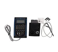 Wresetly Mini Equalizzatore Equalizzatore a 5 Bande, Preamplificatore per Chitarra Acustica con LCD e Controllo Volume LC-5