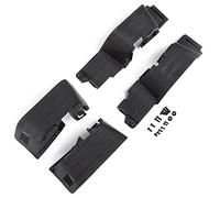 Wresetly Parafango anteriore e posteriore plastica nera per 1/10 RC Crawler SCX10 II 90046 90047 parti di aggiornamento