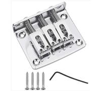 Wresetly Parti Regolabili per Chitarra Ponte Cordiera Chitarra a 3 Corde Accessori Per Strumenti Musicali,