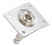 Wresetly Piastra cromata Space E-output Socket per chitarra elettrica