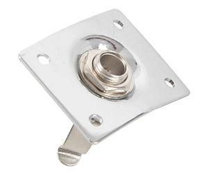 Wresetly Piastra cromata Space E-output Socket per chitarra elettrica