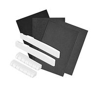 Wresetly Ponte di Chitarra a 6 Corde e Dado da Ponte in con 4 Carta di Vetro