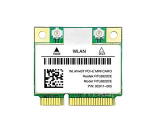 Wresetly RTL8822CE 1200Mbps 2.4G/5Ghz 802.11AC WiFi Card Network Mini PCIe Bluetooth 5.0 Supporto Portatile/PC /11