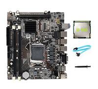 Wresetly Scheda madre H55 LGA1156 Supporta I3 530 I5 760 Series CPU DDR3 Memory Motherboard + I3 550 CPU+ SATA+Parti di grasso termico