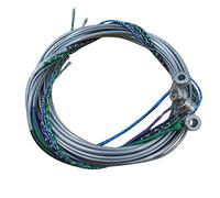 Wresetly Set completo di corde per violoncello con anima in acciaio e lega di avvolgimento a 4 corde, accessorio di ricambio per strumenti