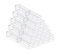 Wresetly Set di 25 portapenne in plastica trasparente, vuota, per scuola, ufficio, collezione, portapenne, per la festa del papà, la festa della mamma, Colore trasparente.